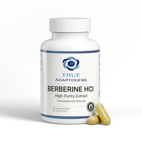 True Adaptogens Berberine HCl 800mg boîte vue de face
