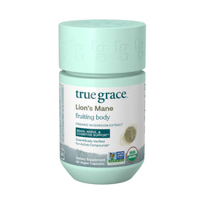True Grace Champignon Lion's Mane 60 capsules vue de face
