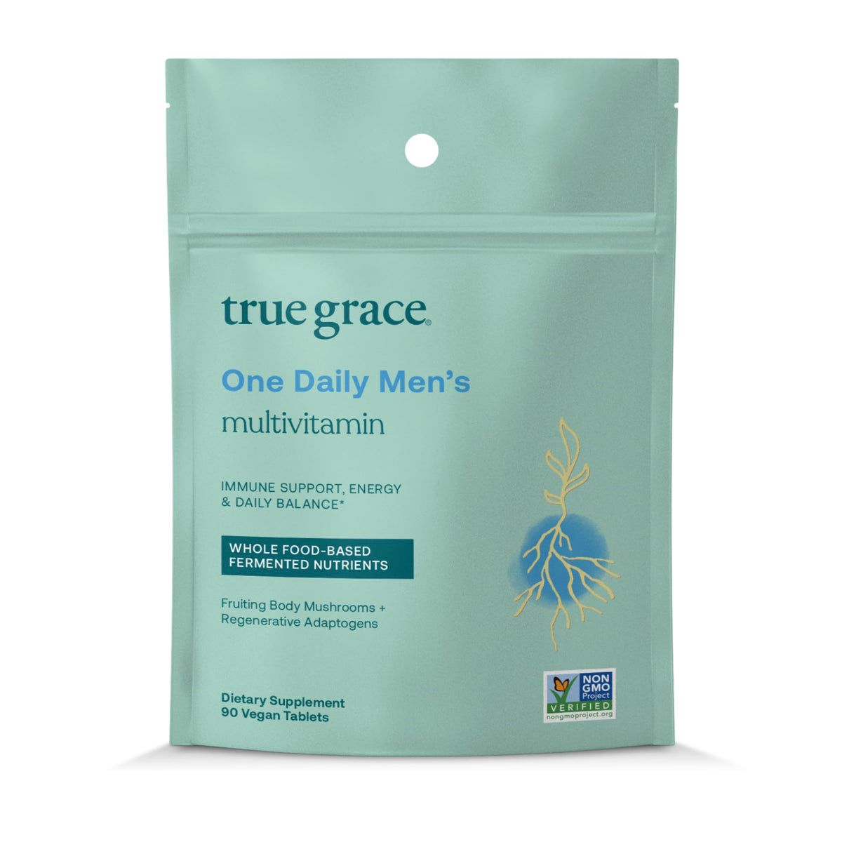 True Grace Multivitamine Masculine 90 comprimés végétaux, vue avant