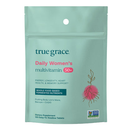 True Grace Multivitamines Femme 50+ 120 comprimés vue de face