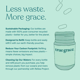 True Grace Myco-Renew Mélange Champignon gélules sur une table