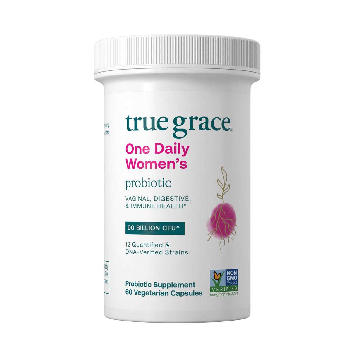 True Grace Probiotique Femme Quotidien 60 Capsules Végétariennes - vue avant