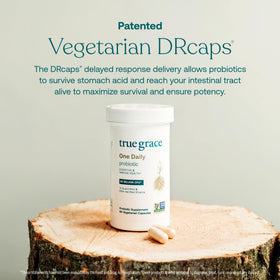 True Grace Probiotique Quotidien capsules avec prébiotiques