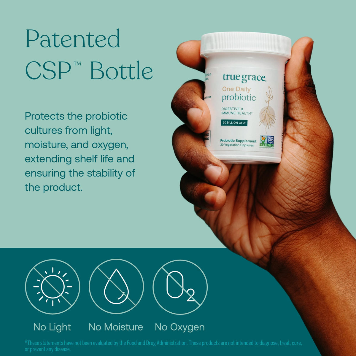 True Grace Probiotique Quotidien emballage et contenu