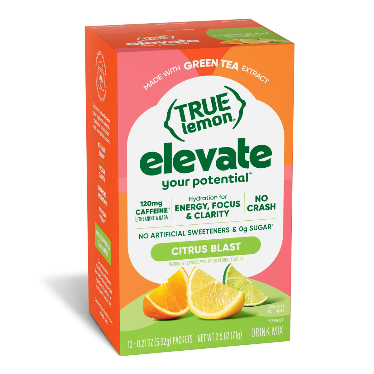 True Lemon support Citrus Blast 12 sachets de boisson en poudre