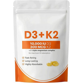 True Nutra Pure D3 K2 10 000 UI 300 gélules vue avant