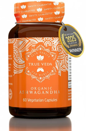 True Veda Ashwagandha KSM-66 Bio 60 capsules vue avant