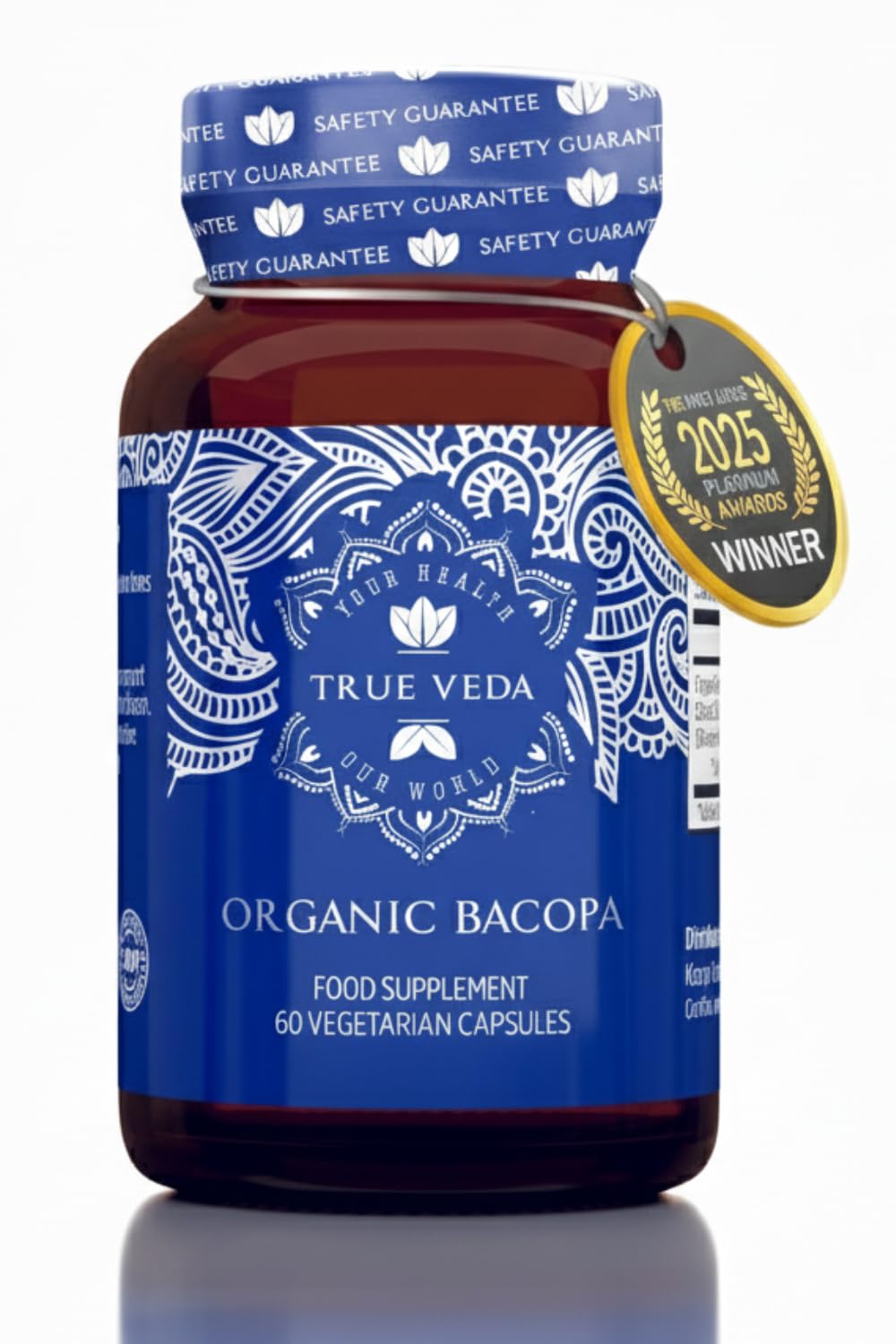 True Veda Bacopa Monnieri gélules bio vue de face