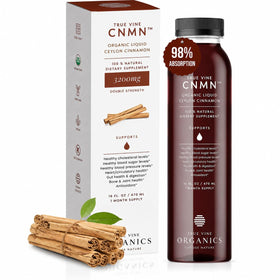 True Vine Organics Ceylon Cinnamon Liquide 16 fl oz vue de face