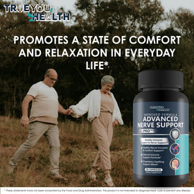 True You Health Advanced Nerve Support Pro gélules en main