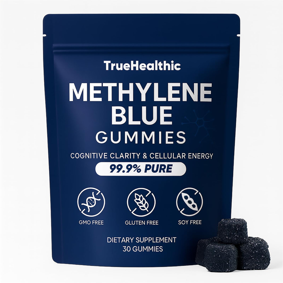 TRUEHEALTHIC Gummies Methylene Blue 5mg boîte vue avant