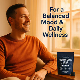 TRUEHEALTHIC Gummies Methylene Blue 5mg présentation sur une table