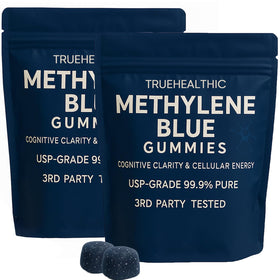 TRUEHEALTHIC Gummies Methylene Blue 5mg, vue de face avec packaging