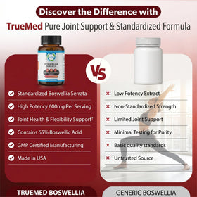 TRUEMED Boswellia Serrata capsules with measuring spoon