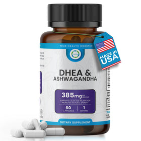 TRUEMED DHEA & Ashwagandha 385mg 60 capsules végétales avant
