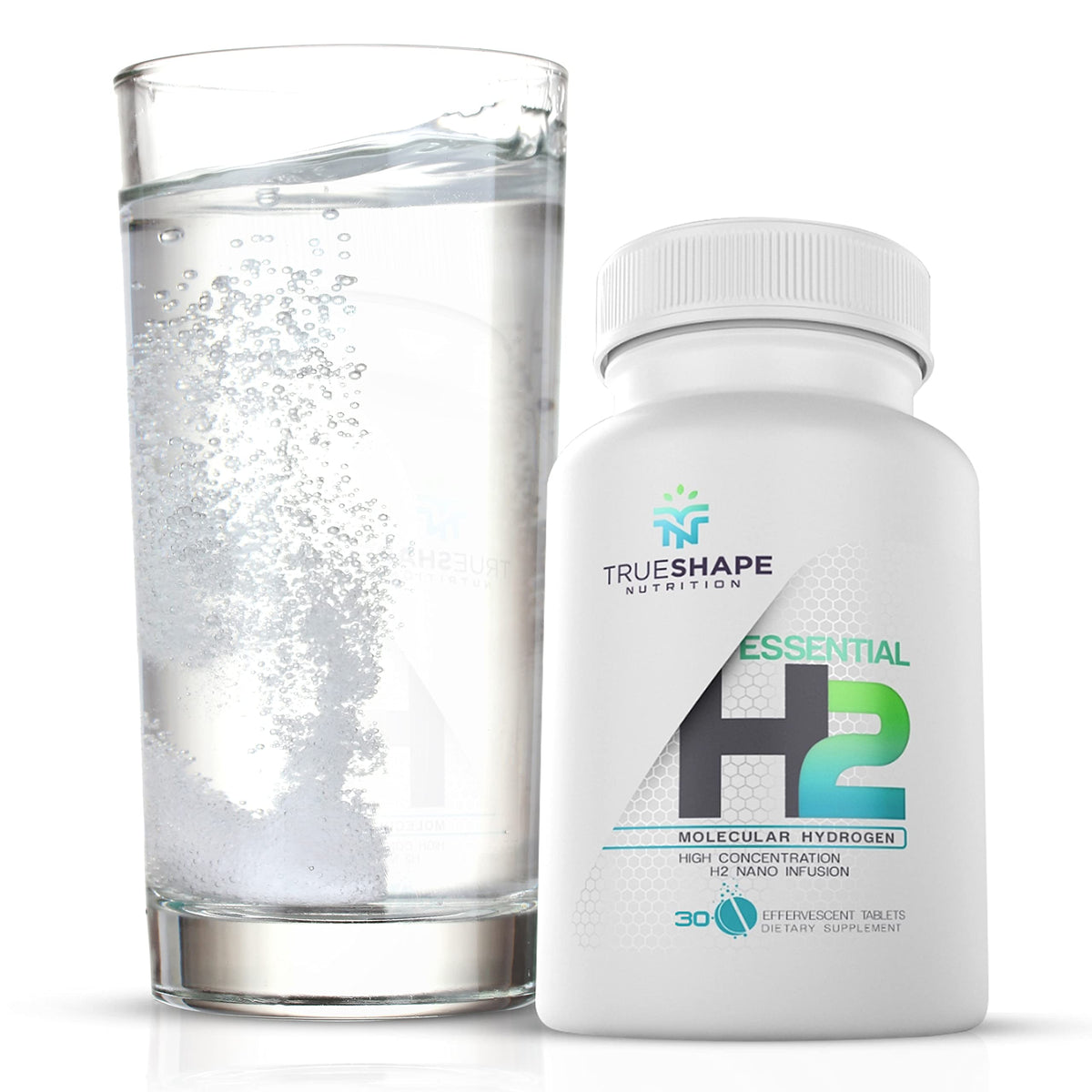 TrueShape Nutrition Tablettes Effervescentes H2 packaging