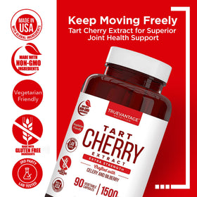 Truevantage Nutrition Extrait de Cerise Acide 90 Capsules emballage