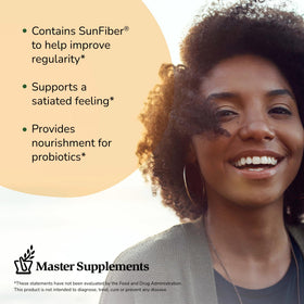 TruFiber Complément Alimentaire 180 g, poudre dans un verre d'eau