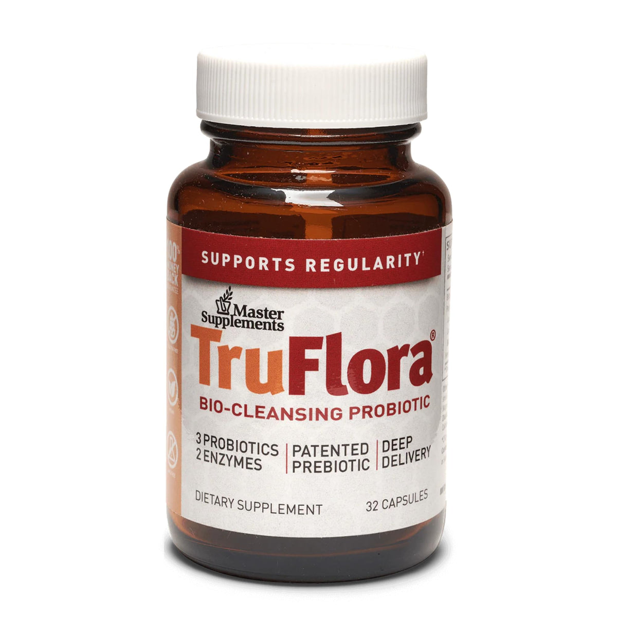 TruFlora 32 capsules vue de face avec étiquette
