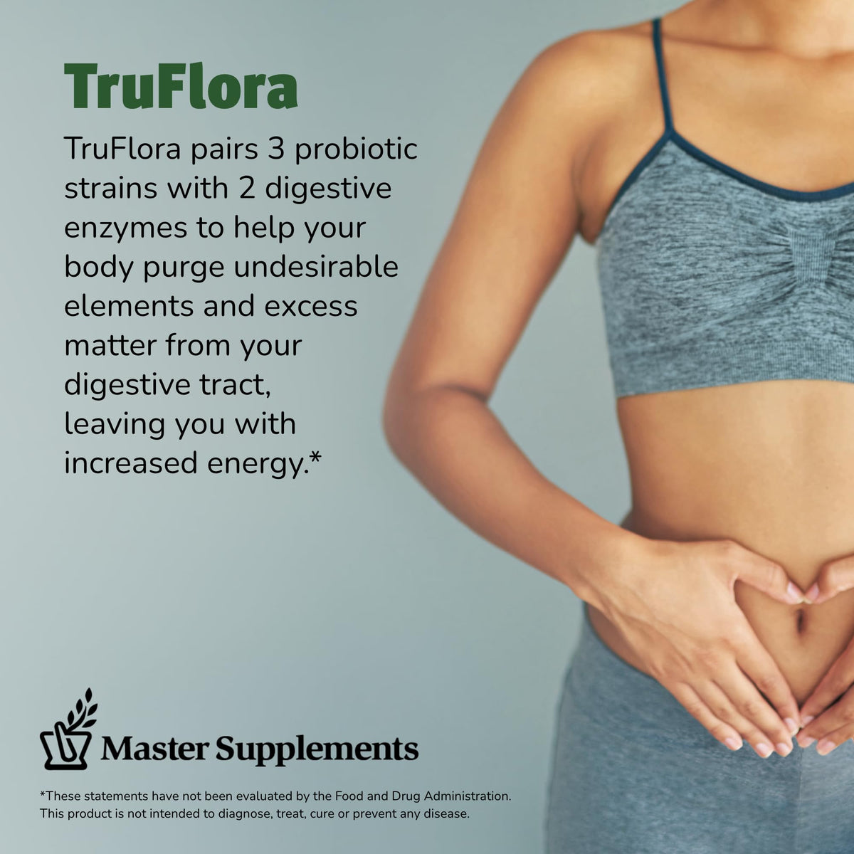 TruFlora Capsules ouvertes montrant le contenu