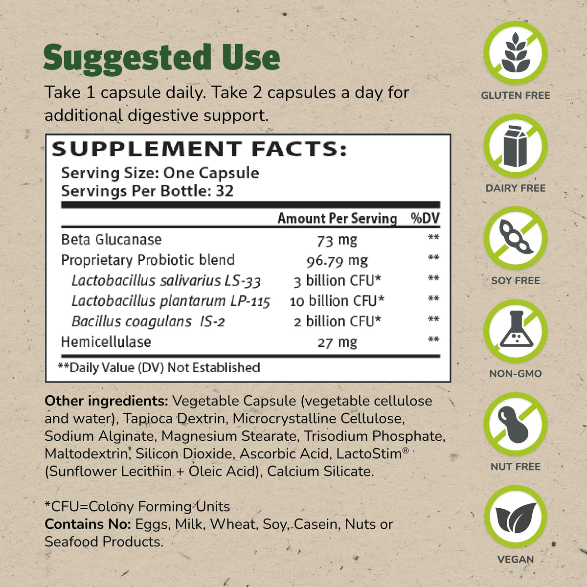 TruFlora Capsules vue de face avec étiquette