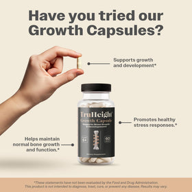 TruHeight Capsules de Croissance - prise de capsules
