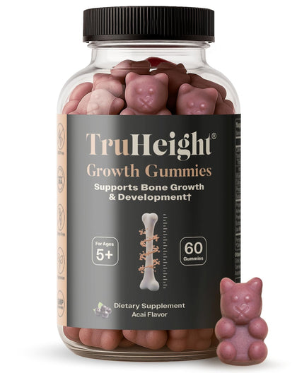 TruHeight Gummies de Croissance Acai 445g, vue de face