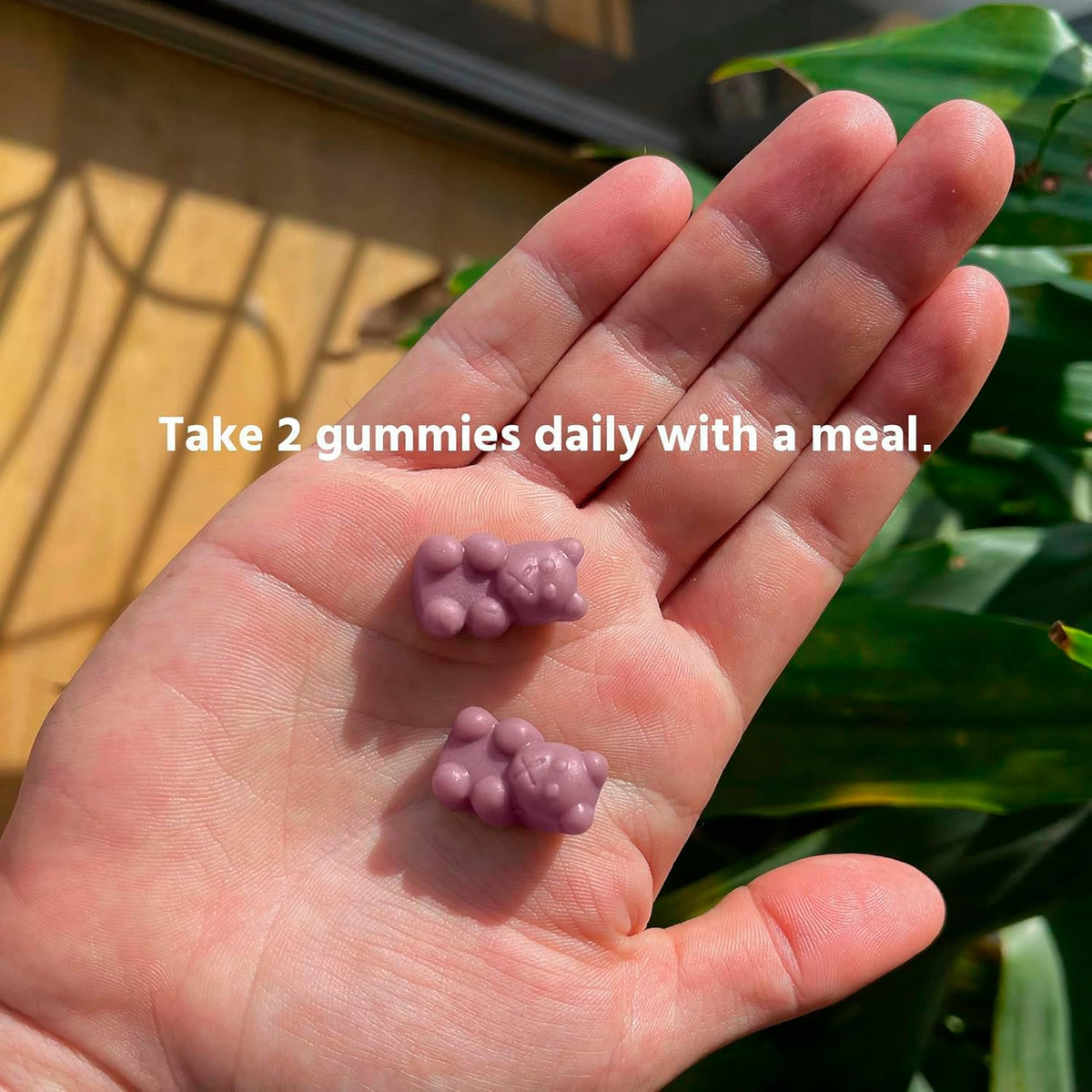 TruHeight Gummies de Croissance, gummies sur une cuillère