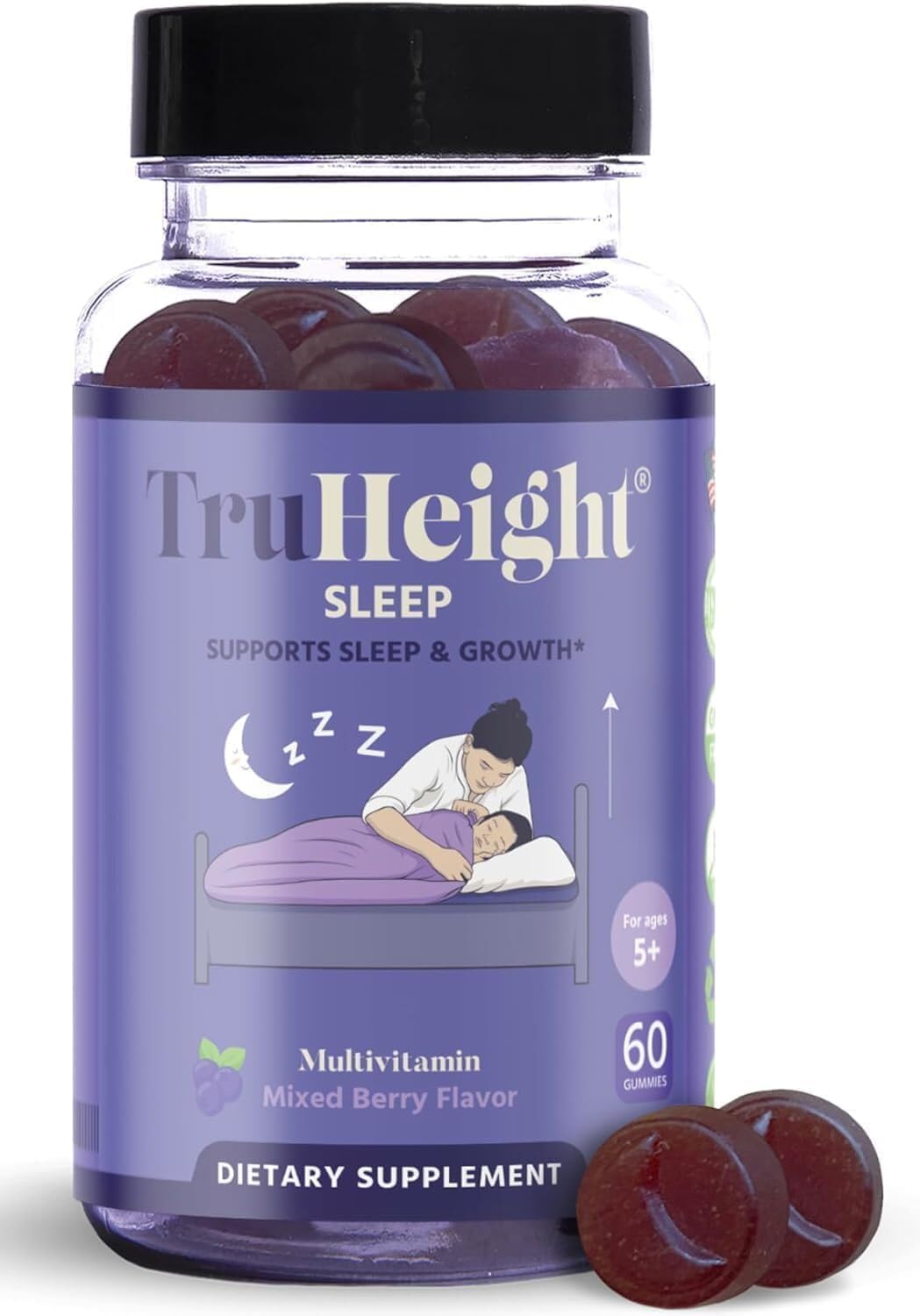 TruHeight Gummy Sommeil 380g vue de face