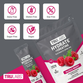 TRULABS Hydrate saveur baies avec présentation des sticks