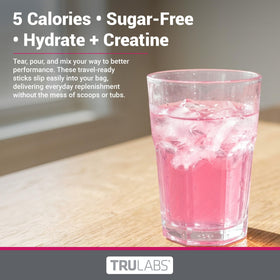 TRULABS Hydrate sticks avec informations nutritionnelles