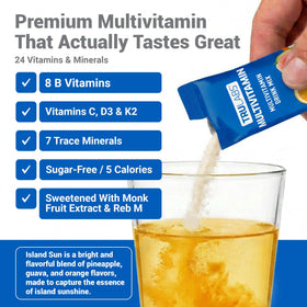 TRULABS Mélange de Multivitamines Saveur Island Sun stick individuel