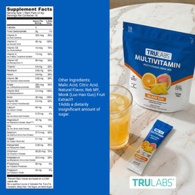 TRULABS Mélange de Multivitamines Saveur Island Sun stick sur une table de cuisine