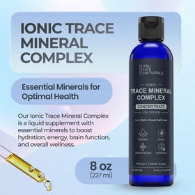 TRULIFE NATURALS Complexe de Minéraux Trace 372g comparé à d'autres minéraux
