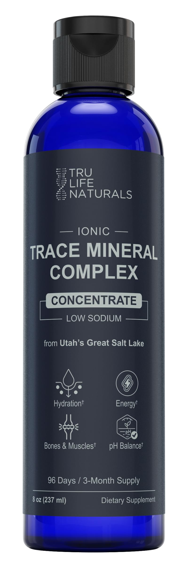 TRULIFE NATURALS Complexe de Minéraux Trace 372g vue de face
