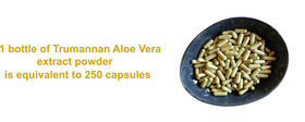 Trumannan Poudre d'Extrait d'Aloe Vera 40% Acemannan 91g en utilisation