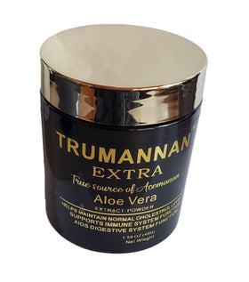 Trumannan Poudre d'Extrait d'Aloe Vera 40% Acemannan 91g vue de face
