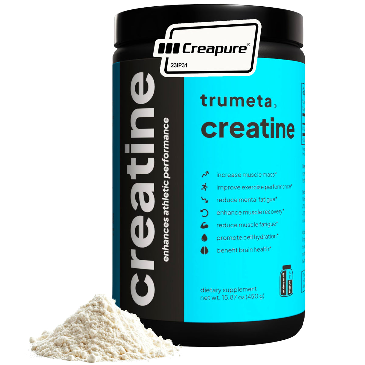 TRUMETA Créatine Monohydrate Pure Creapure® 522g vue avant