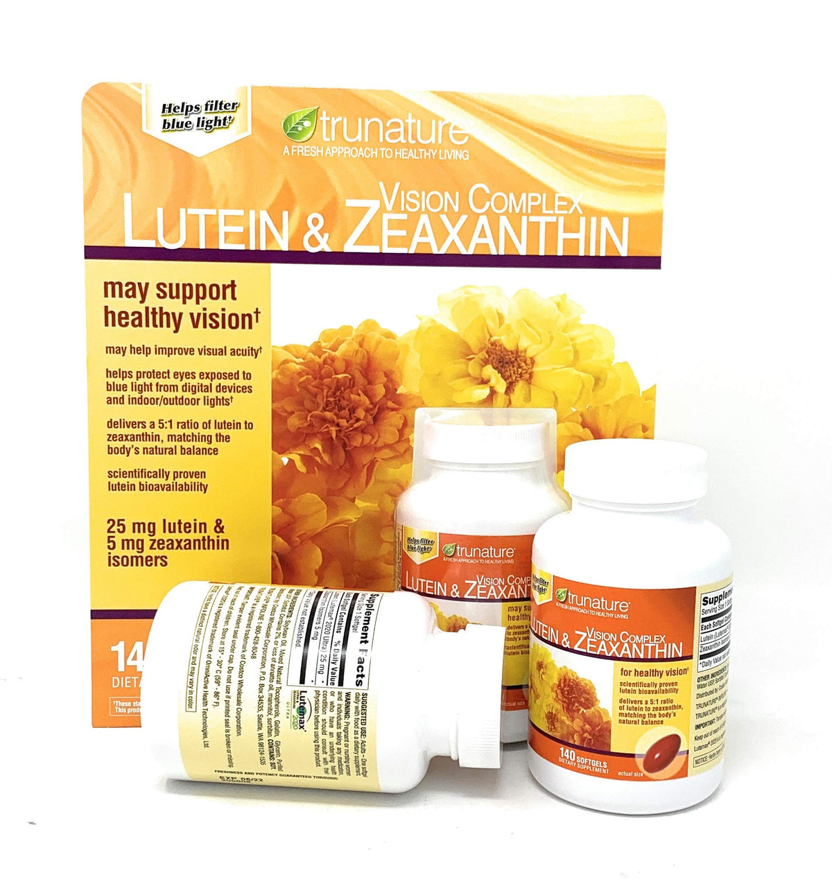 TruNature Complex Lutein and Zeaxanthin with measuring scoop