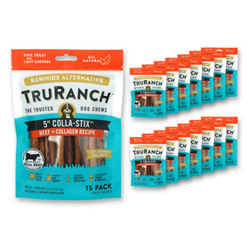 TRURANCH Collagen Sticks paquet de 15 sacs avec 225 bâtons