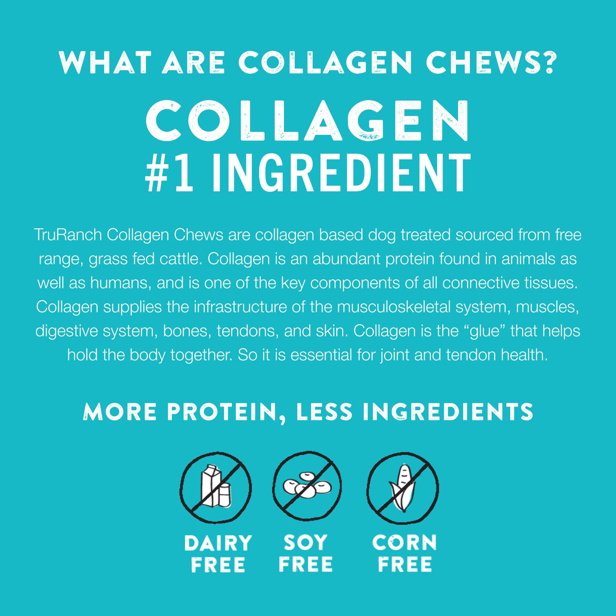 TRURANCH Collagen Sticks pour chiens en situation de jeu