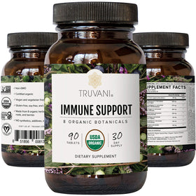Truvani Algue Omega 3 gélules dans un bol