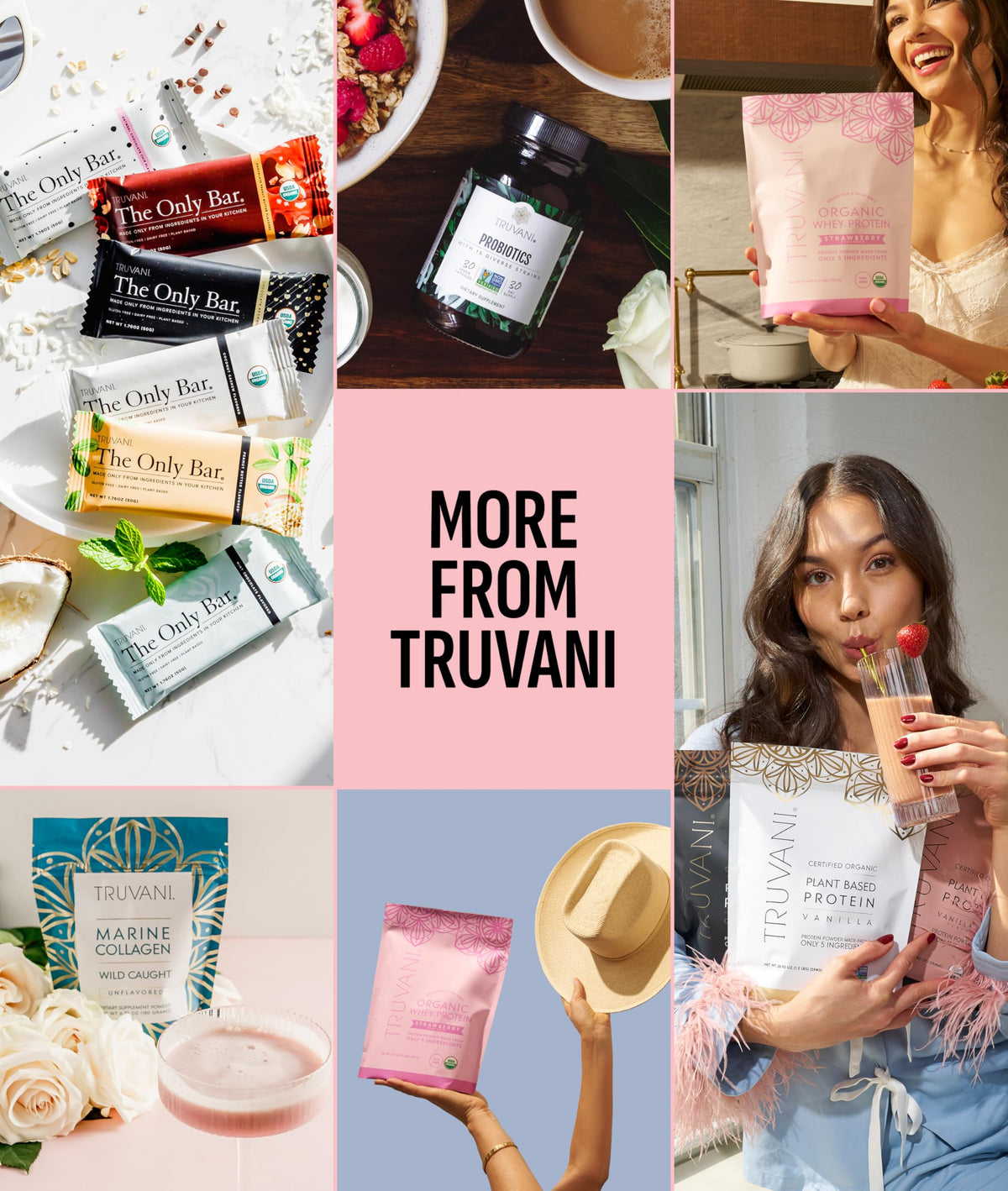 Truvani Collagène Hydrolysé Non Aromatisé 590g - vue en lifestyle