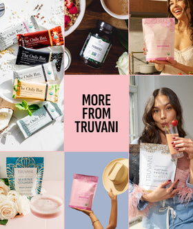 Truvani Collagène Hydrolysé Non Aromatisé, poudre dans un bol