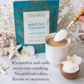 Truvani Collagène Marin Hydrolysé 200g avec café