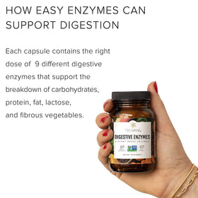 Truvani Enzymes daily étiquette détaillant les ingrédients