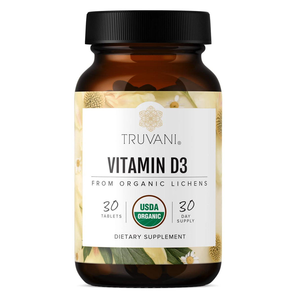 Truvani Vitamine D3 30 comprimés boîte avant