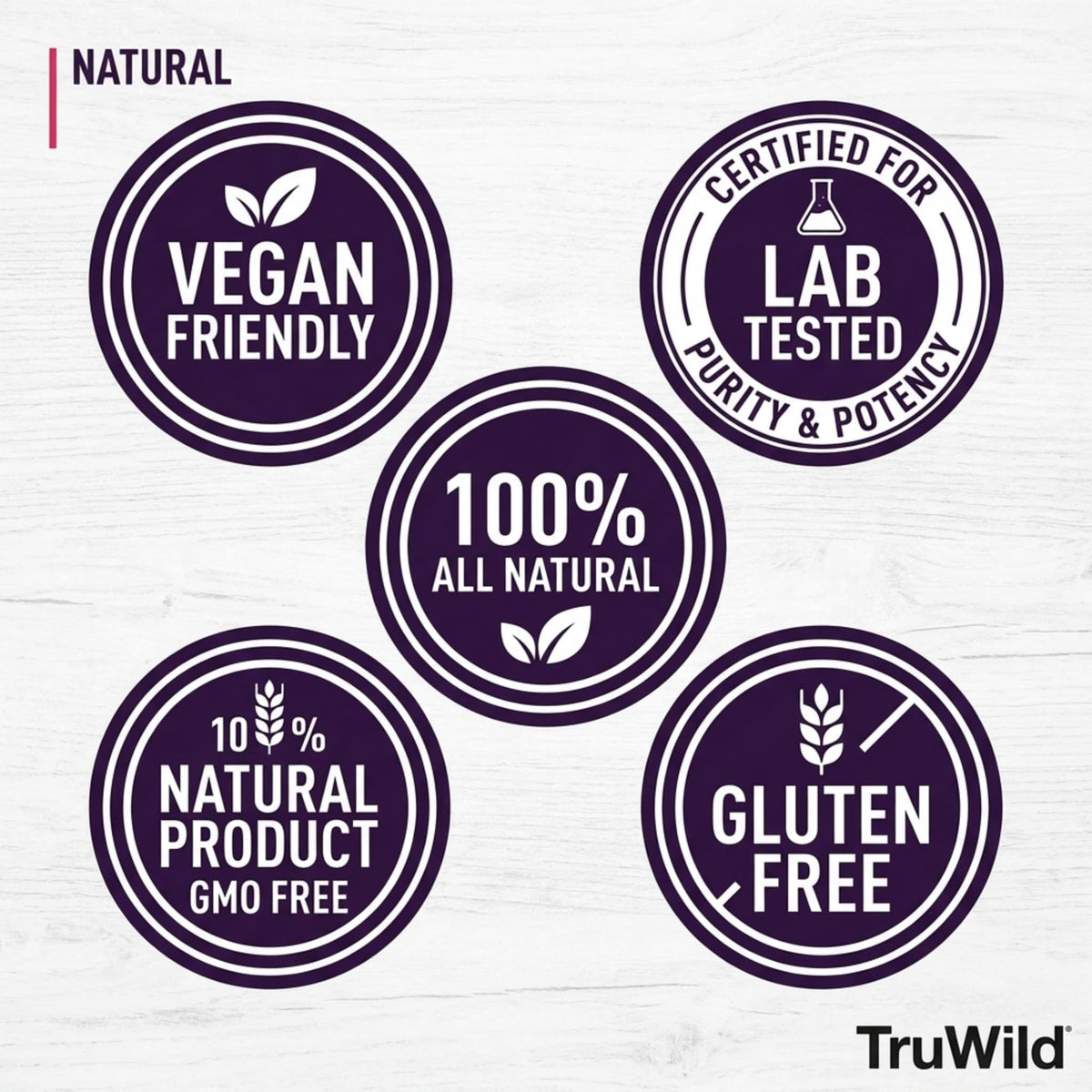 TruWild Poudre de Kombucha Naturelle affichage des portions