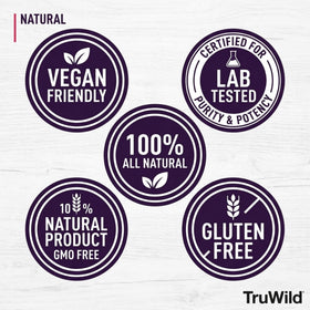 TruWild Poudre de Kombucha Naturelle affichage des portions