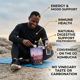 TruWild Poudre de Kombucha Naturelle en préparation